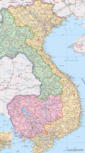为何越南地图经常包括老挝和柬埔寨？  第1张