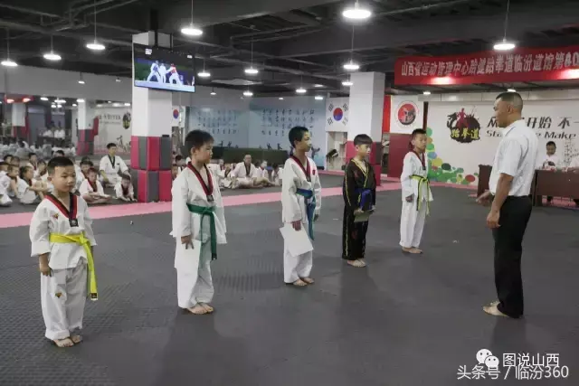 临汾跆拳道道馆段位升级考试开考  第33张