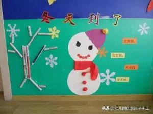 50+幼儿园冬季主题墙环创，这才是过冬的节奏  第15张