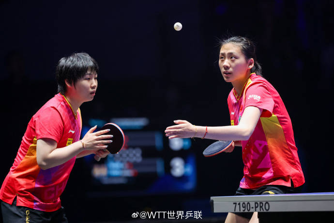 3-1，中国2小将勇夺女双冠军，半决赛3-1击败陈梦、王曼昱组合  第4张